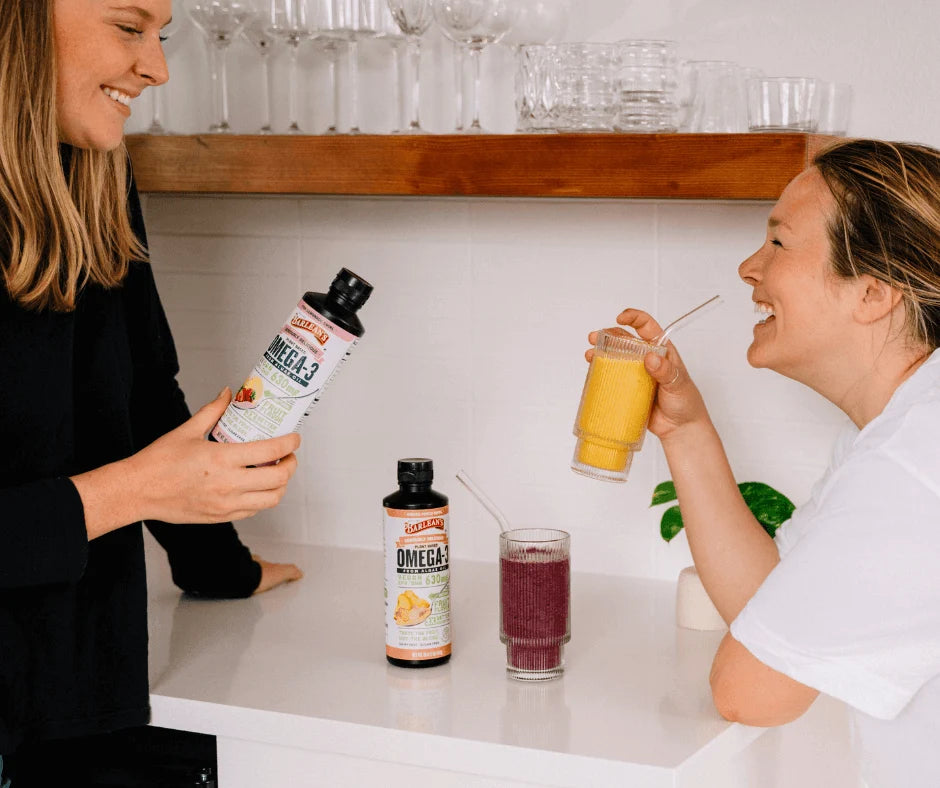 Building Simple Daily Habits That Actually Work Together with Omega-3 drinks and smoothies.