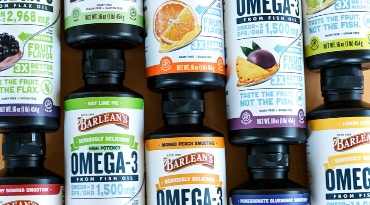 Omega-3 Revisited: The Most Important Benefit You Never Heard Of fish oil bottles with various flavors