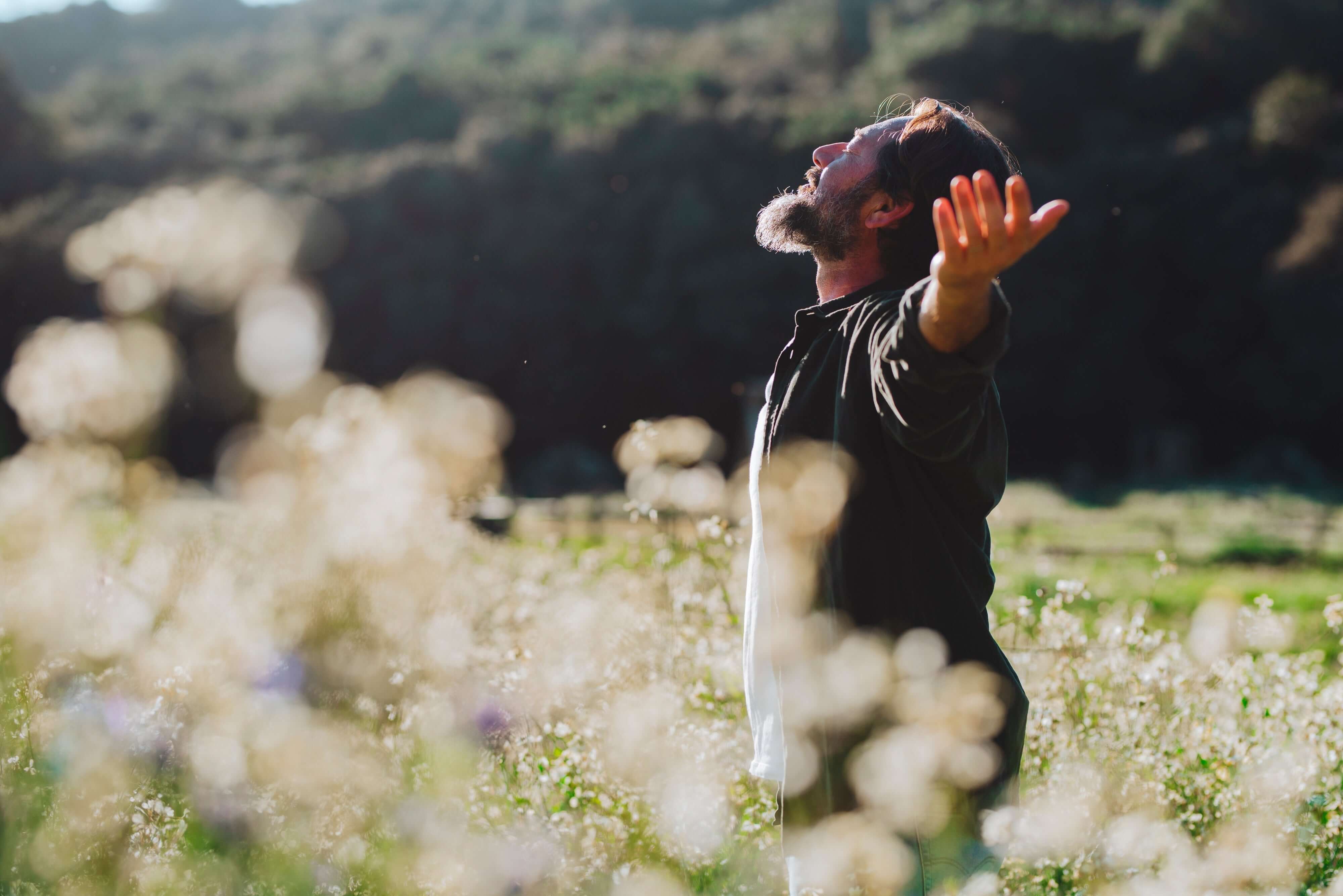 a person dancing in the outdoors