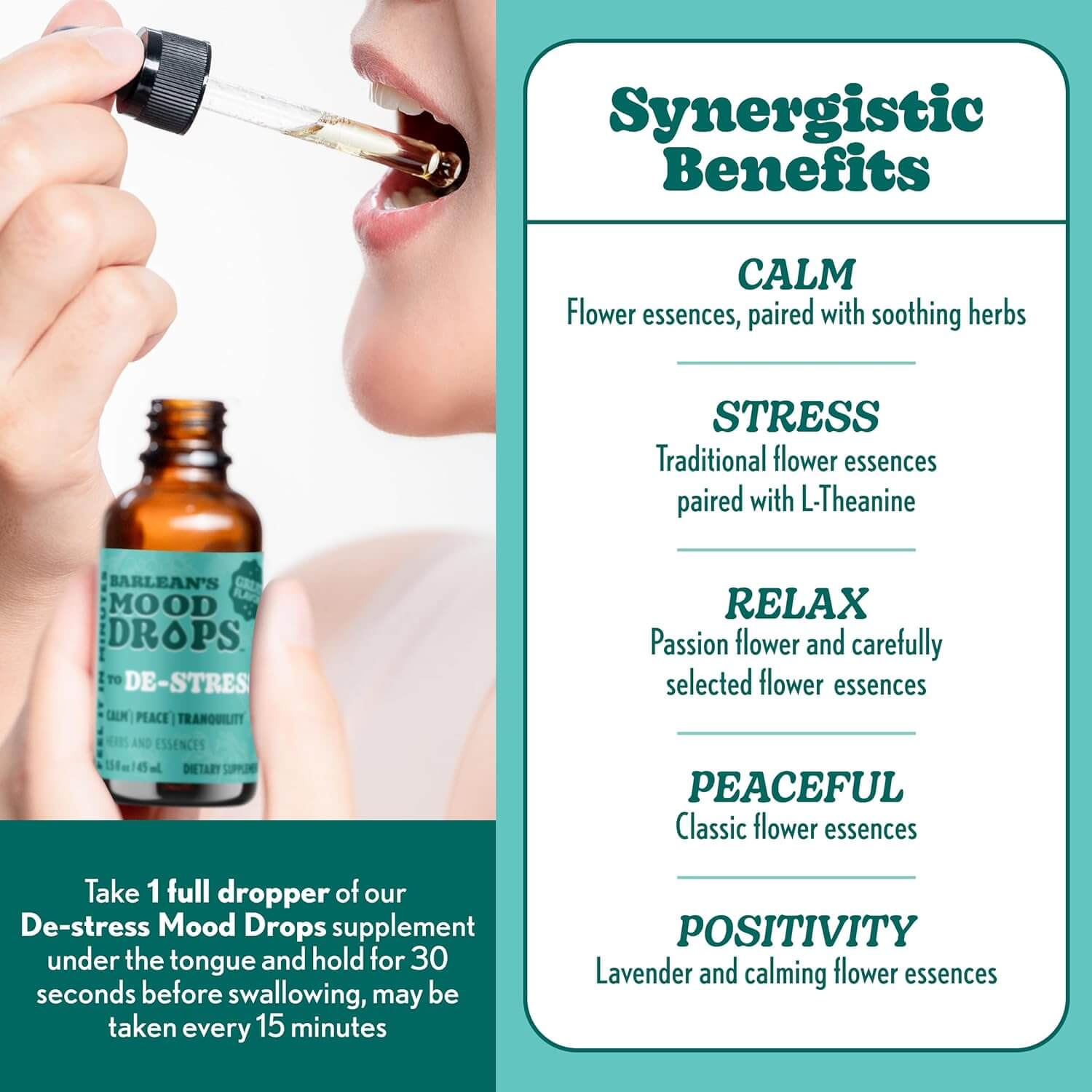 De-Stress Mood Drops | Herbal Support for Stress & Calm
