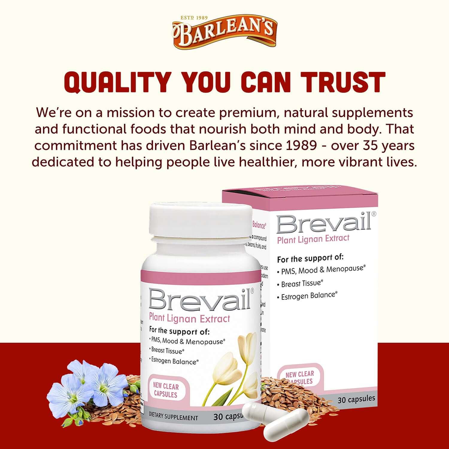 Brevail® Vegan Lignan Supplement