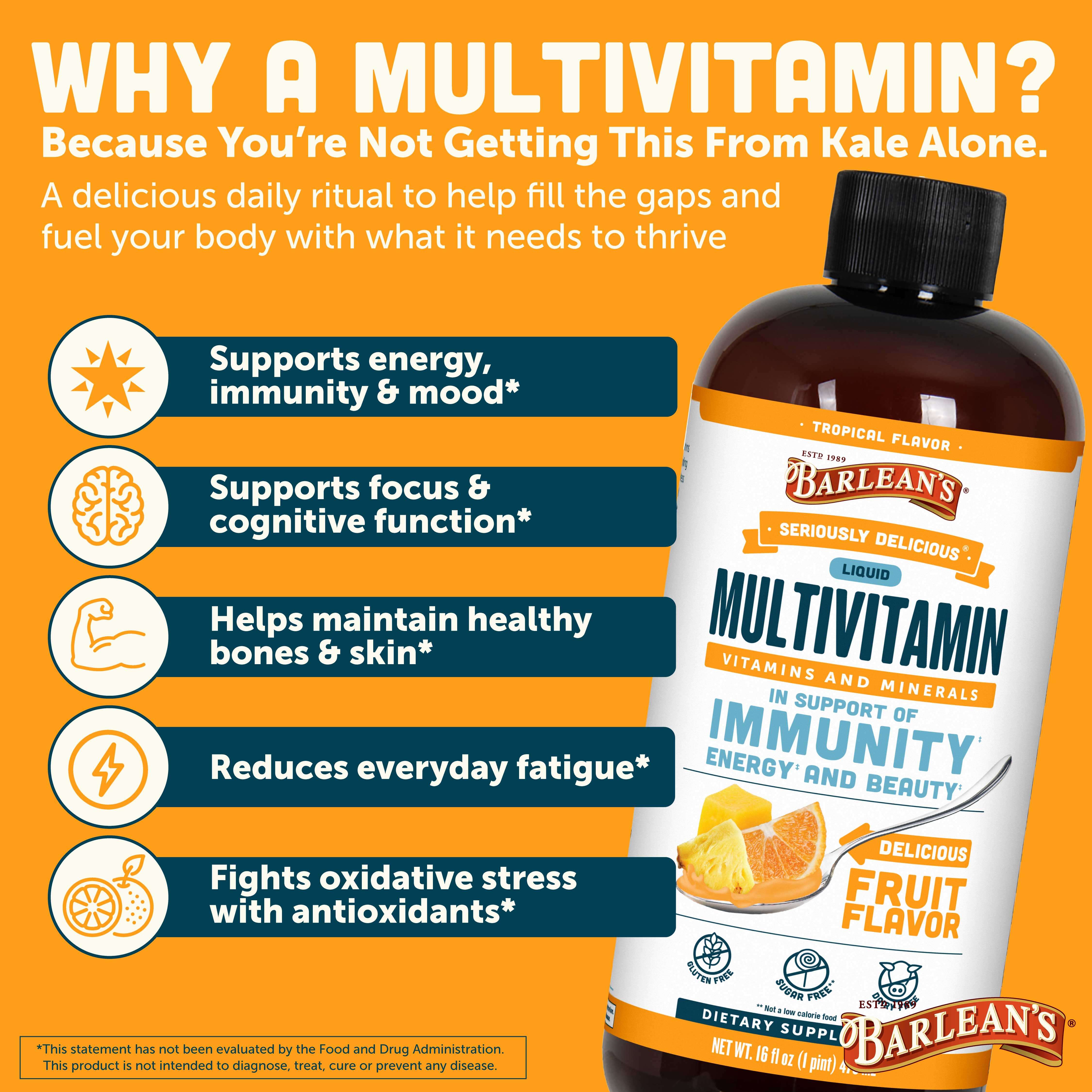 Why you should take a daily multivitamin from Barlean's