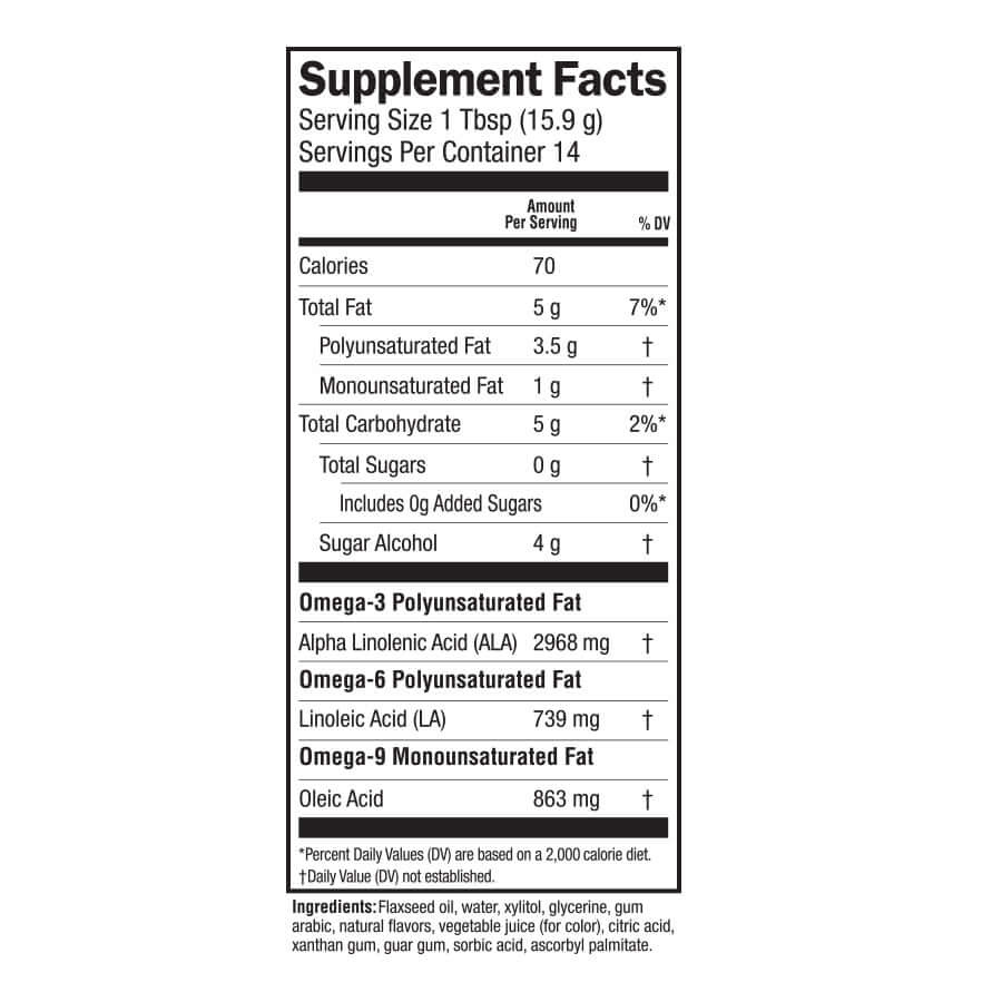 Vegan omega-3 strawberry banana supplement facts