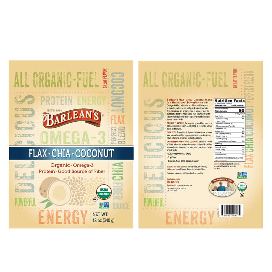 Organic Flax Chia Coconut Seed Blend