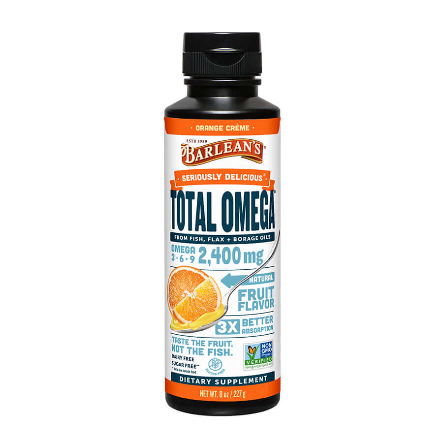 Total Omega-3-6-9 – Orange Crème Flavor Barlean's – Barlean's