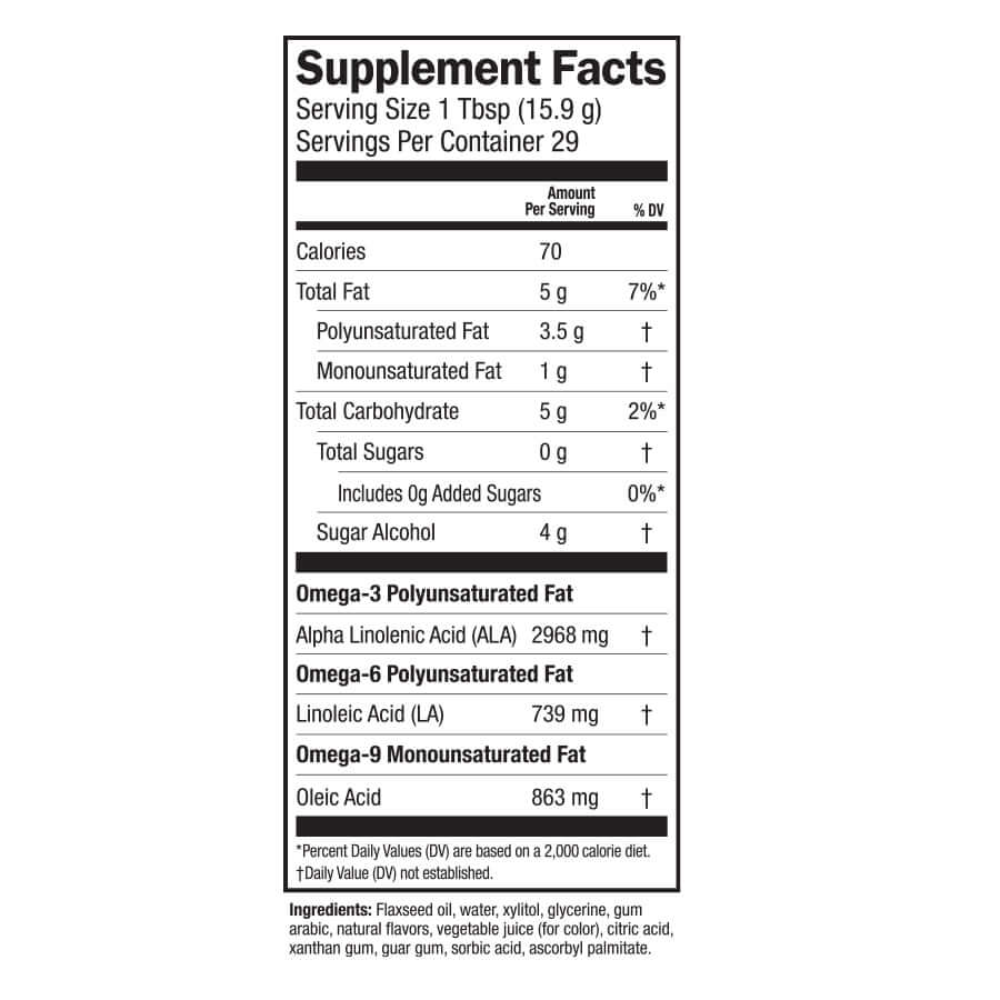 Vegan omega-3 strawberry banana supplement facts