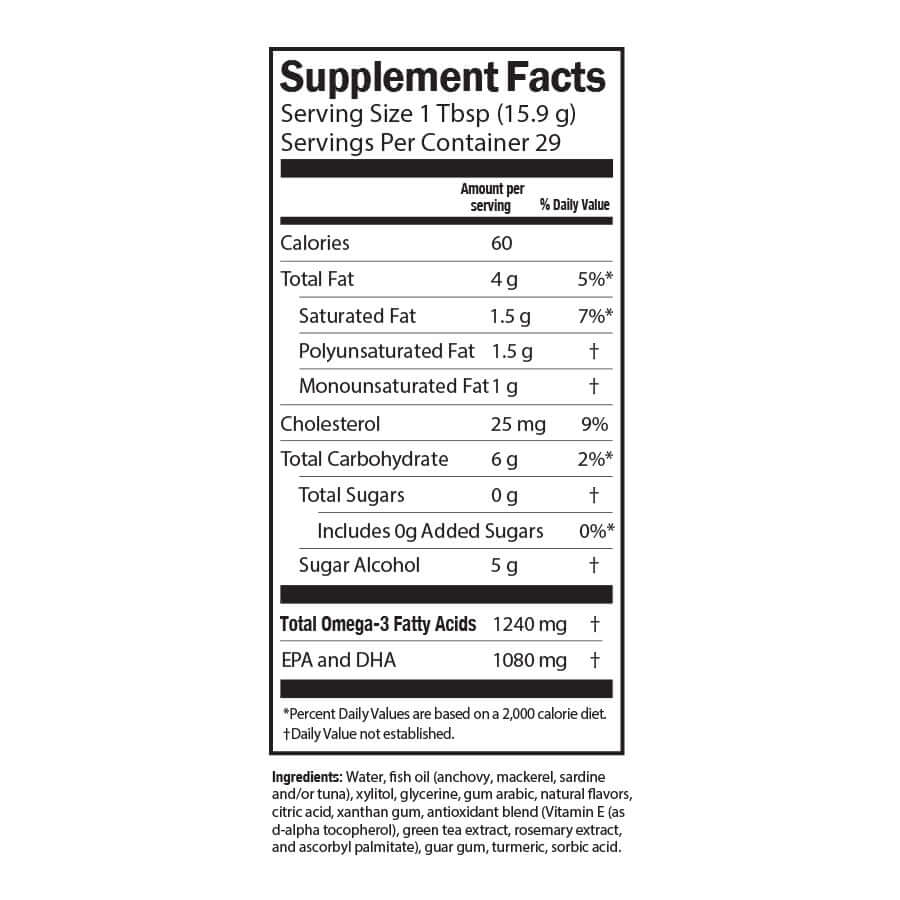 Lemon Crème Fish Oil