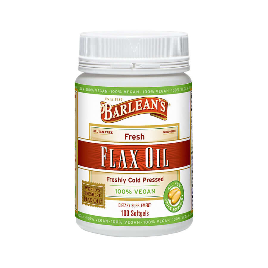 Fresh Flax Oil Vegan Omega-3 Softgels