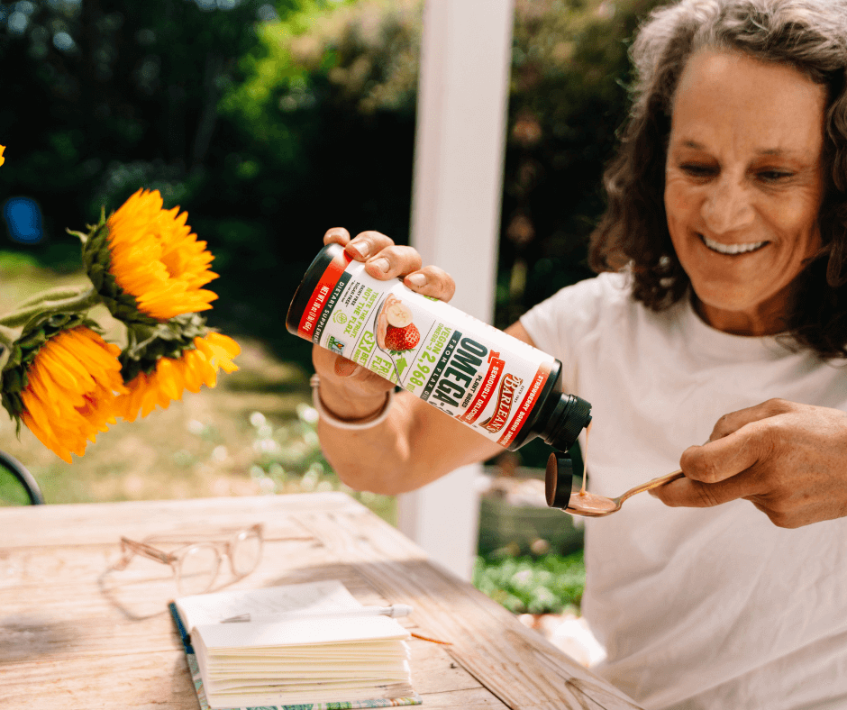Strawberry Banana Smoothie Flax Oil