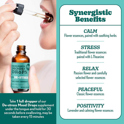 De-Stress Mood Drops | Herbal Support for Stress & Calm