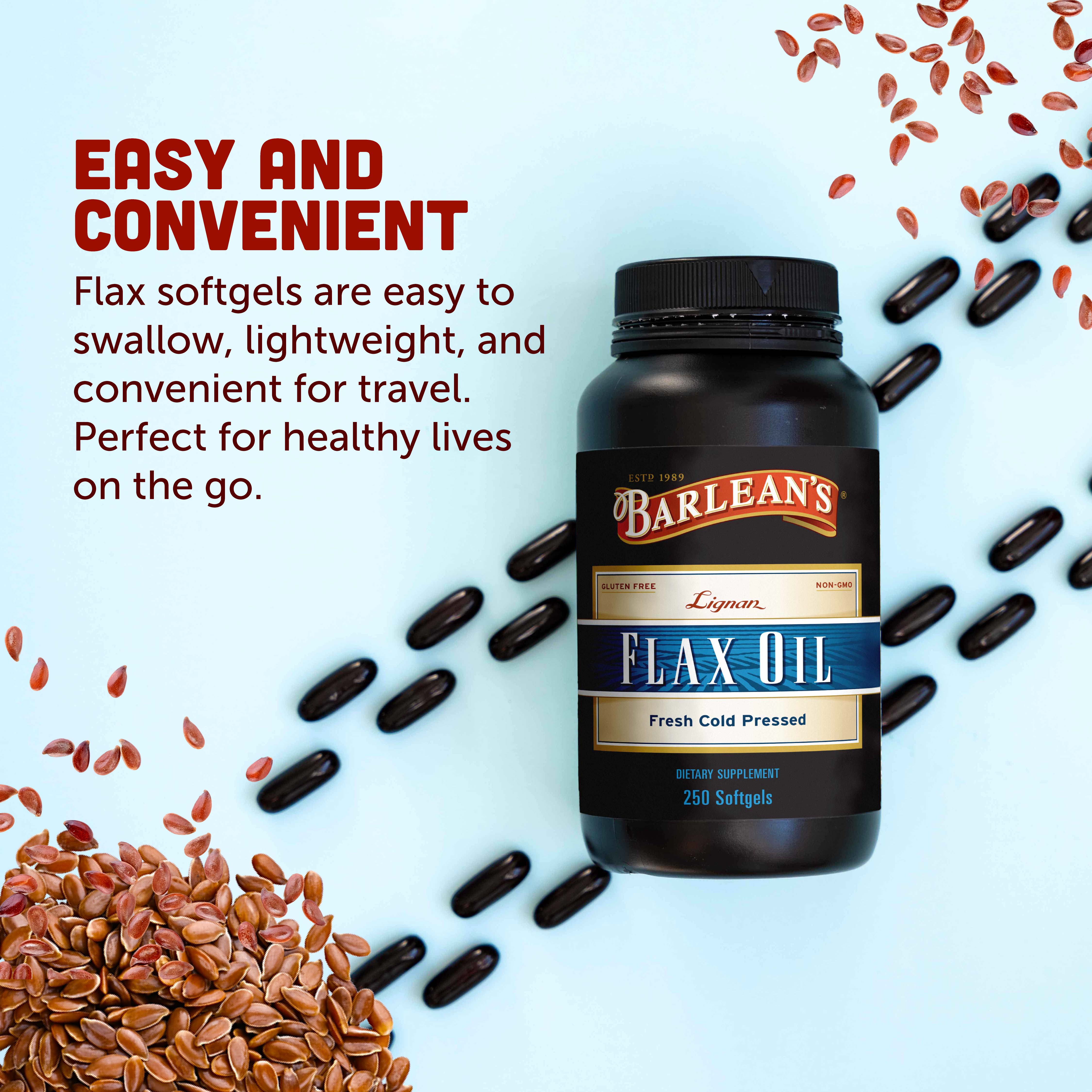 Lignan Flax Oil Softgels