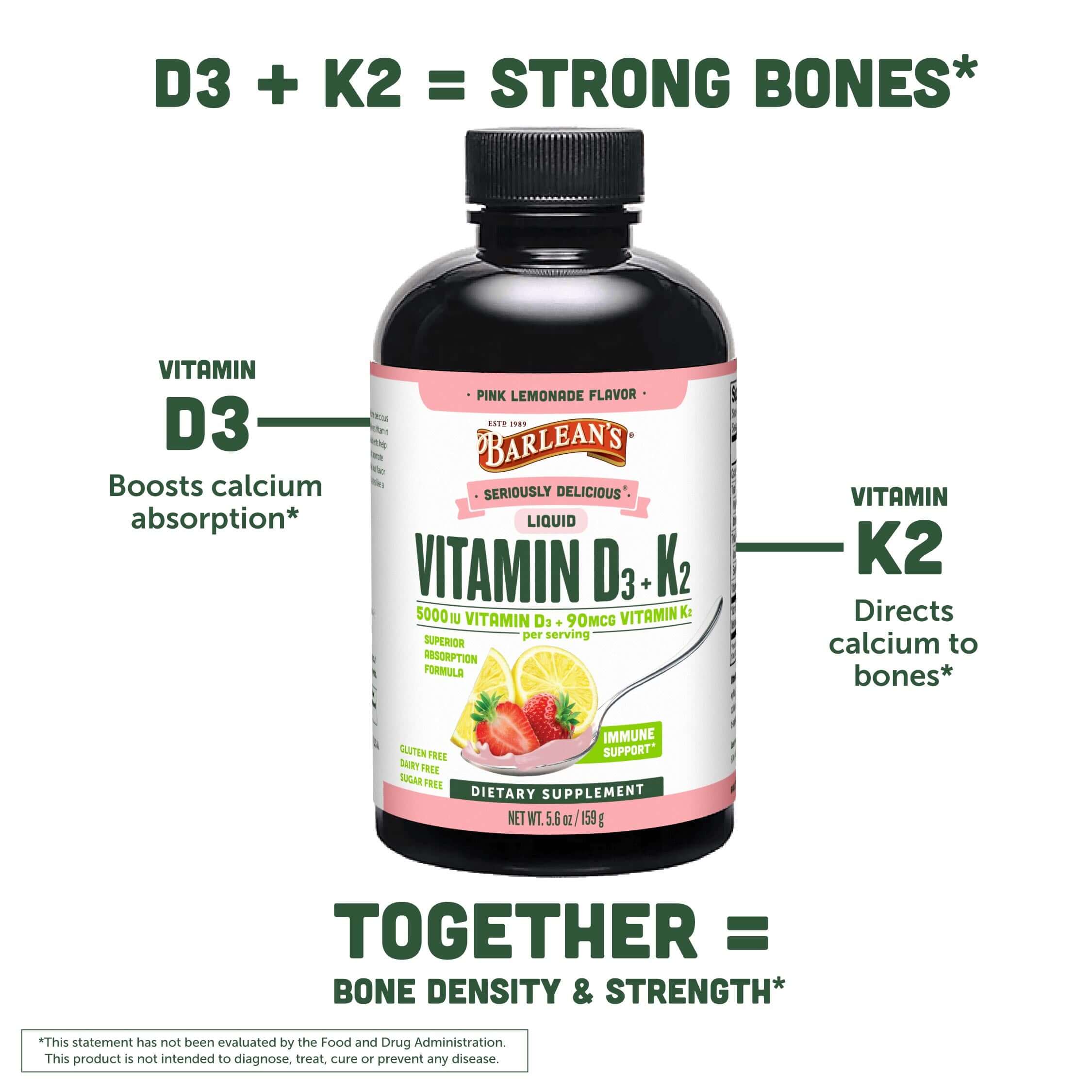 Vitamin D3 + K2 - Pink Lemonade