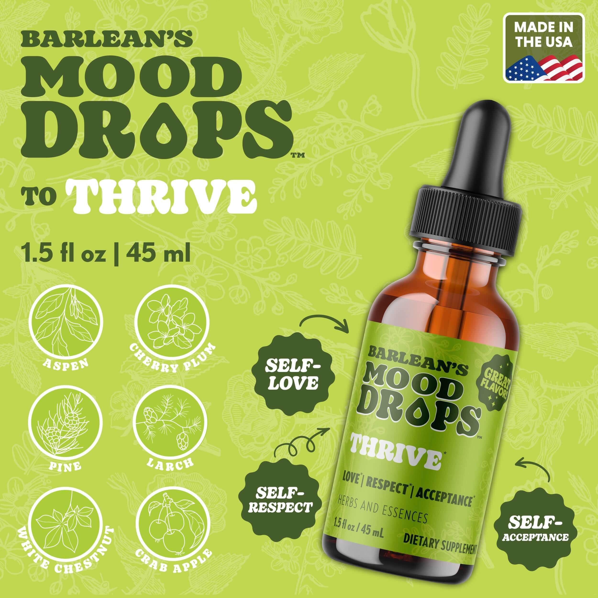 リラクゼーショングッズ BudsBrain50% LIQUID 1ml Mood Drops: Your Secret to Staying Balanced – Barlean's Organic