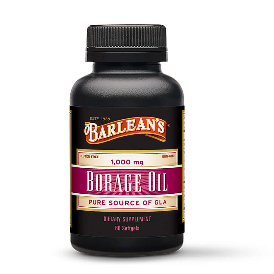 Plant-based omega-6 GLA supplement from borage seeds