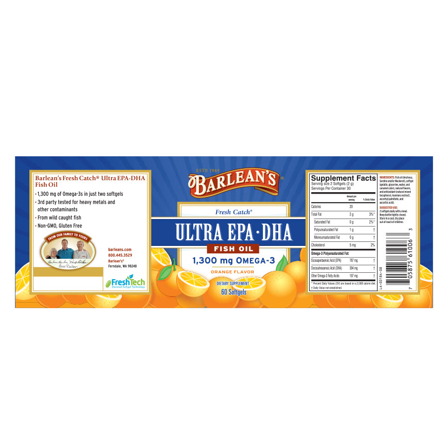 Fresh Catch® Ultra EPA-DHA Fish Oil Softgels