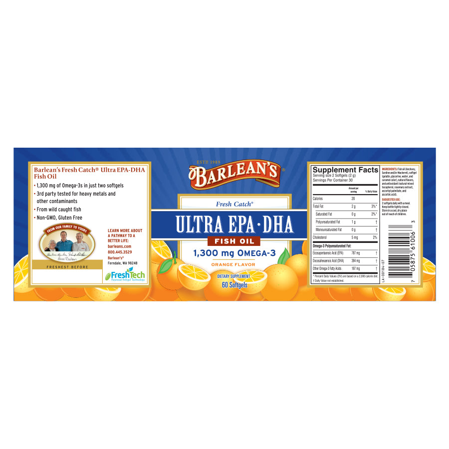 
                                
                                    Fresh Catch® Ultra EPA-DHA Fish Oil Softgels
                                
                            