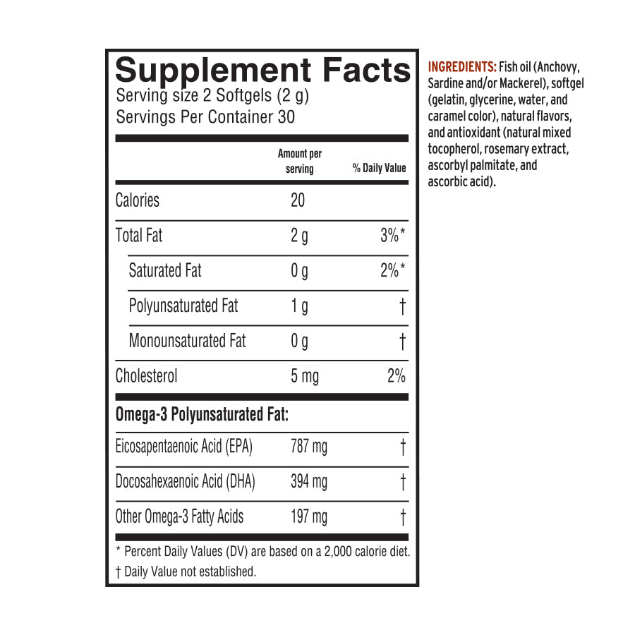 
                                
                                    Fresh Catch® Ultra EPA-DHA Fish Oil Softgels
                                
                            