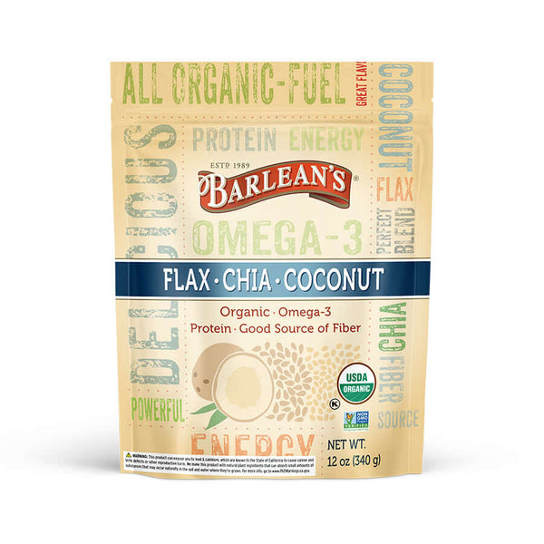 Organic Flax Chia Coconut Blend – Omega-3 & Fiber Superfood