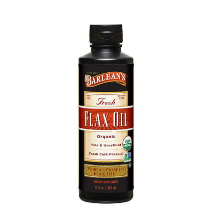 Organic Fresh Flax Oil USDA Organic, Cold-Pressed Omega-3 | Barlean's Organic Fresh Flax Oil USDA Organic, Cold-Pressed Omega-3 | Barlean's