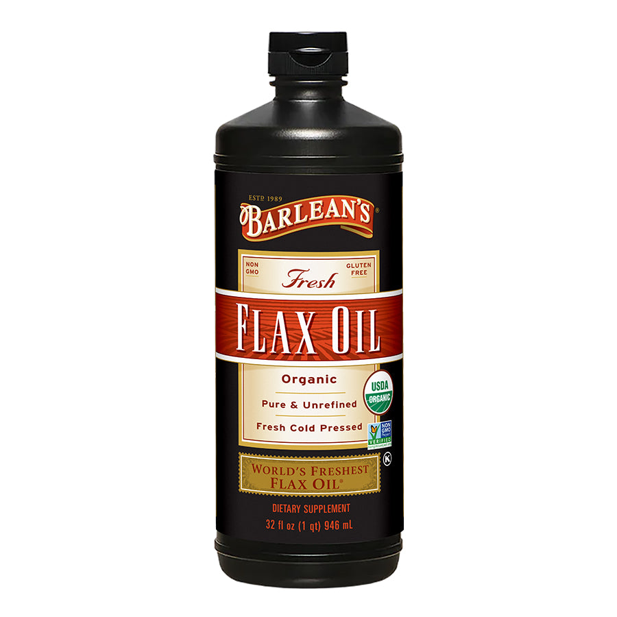 
                                
                                    Organic Fresh Flax Oil
                                
                            