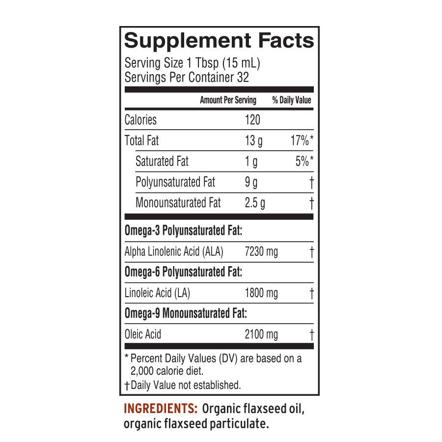 
                                
                                    Organic Lignan Flax Oil
                                
                            