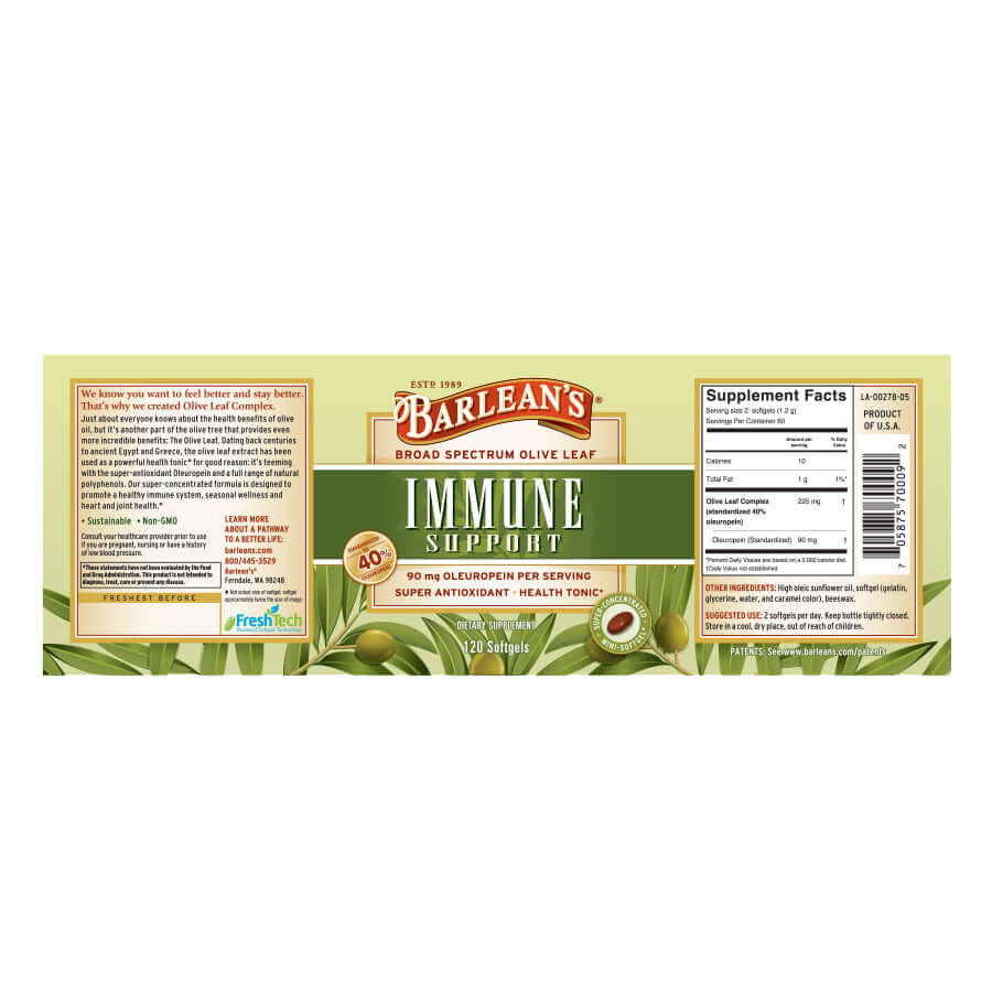 
                                
                                    Barlean’s immune wellness herbal softgels packaging full label
                                
                            