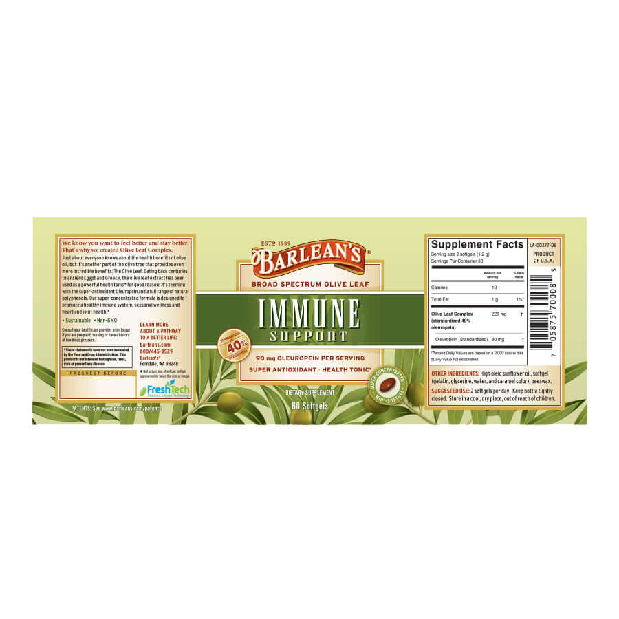
                                
                                    Barlean’s immune wellness herbal softgels packaging full label
                                
                            