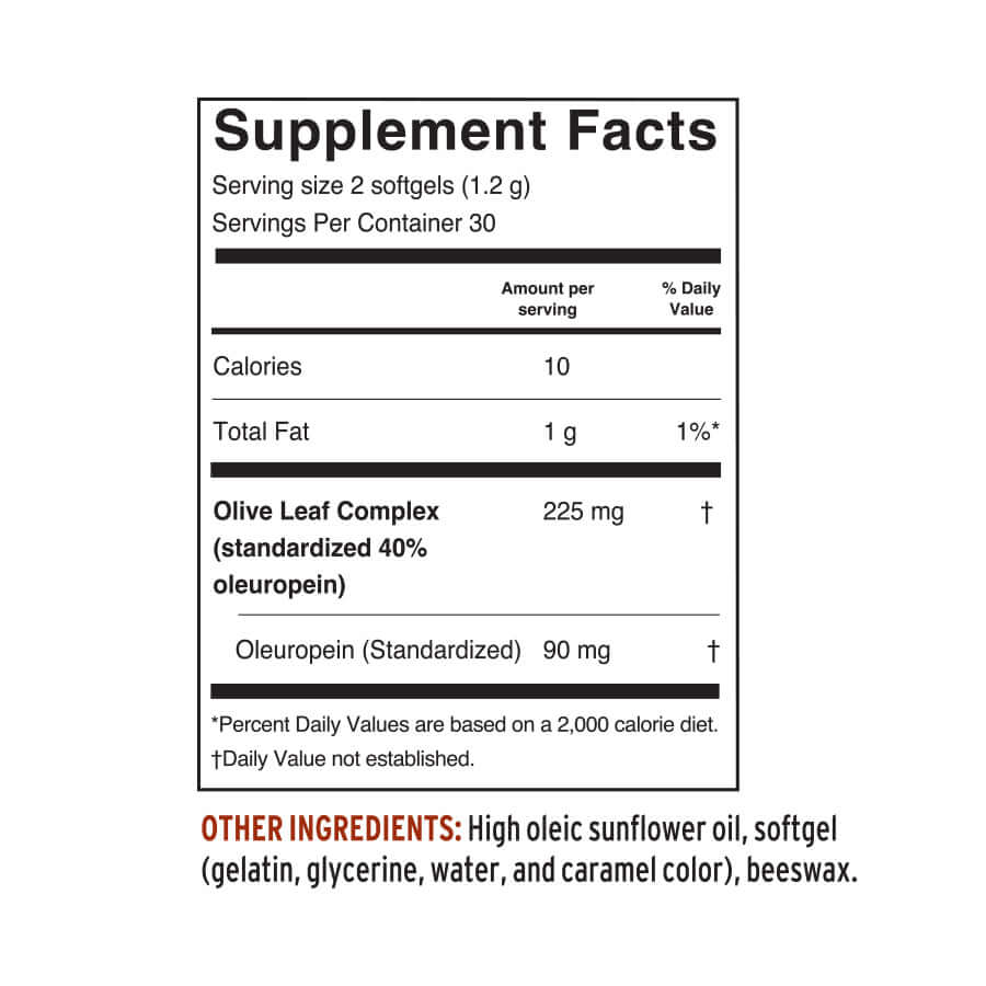 
                                
                                    Softgel capsules of immune support herbal formula supplement facts
                                
                            