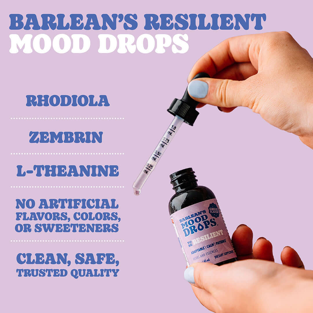 Resilient Mood Drops | Support Mental Stress Resilience | Barlean's