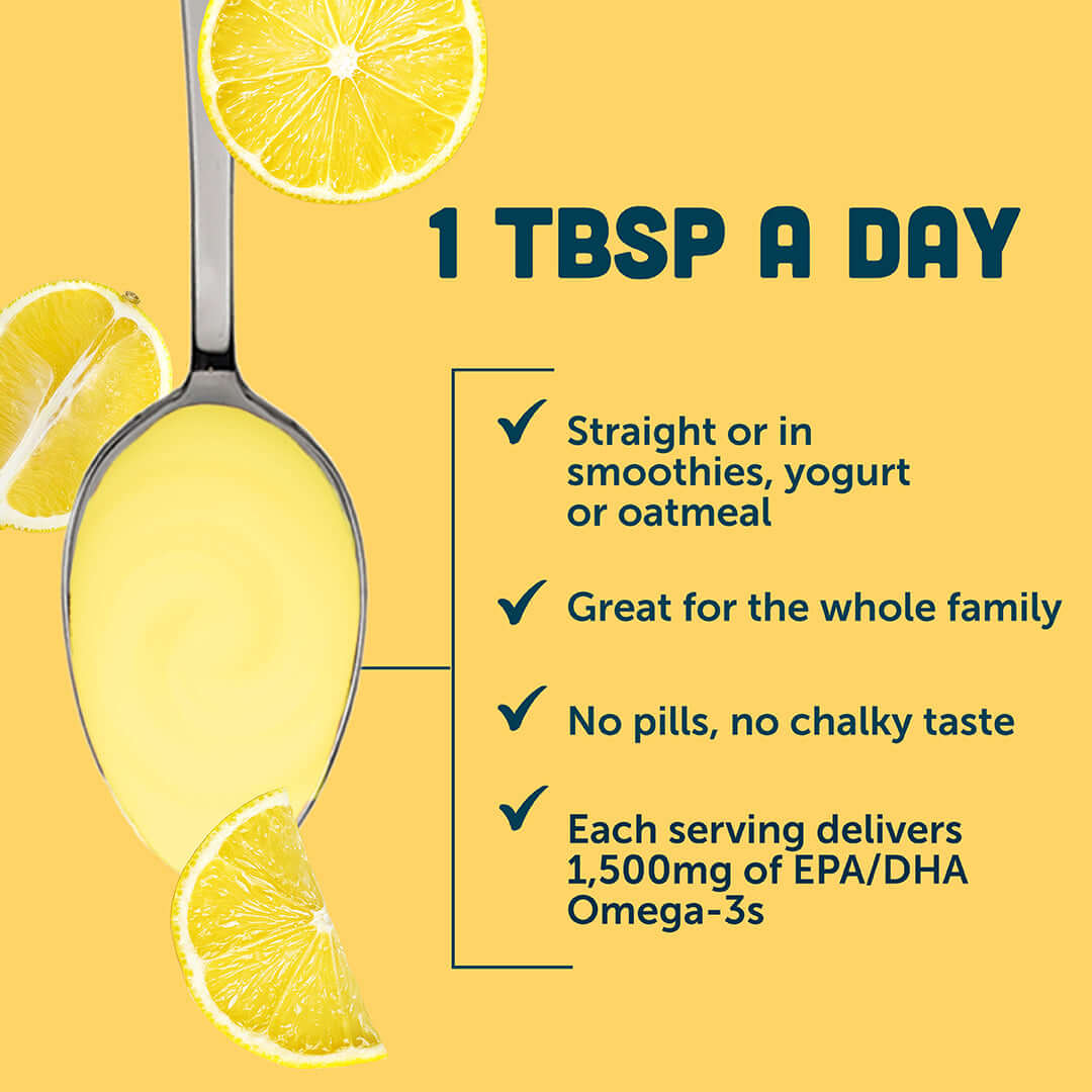 Fish Oil - Lemon Crème Flavor Omega-3 Supplement | Barlean's