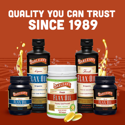 Fresh Flax Oil Vegan Omega-3 Softgels
