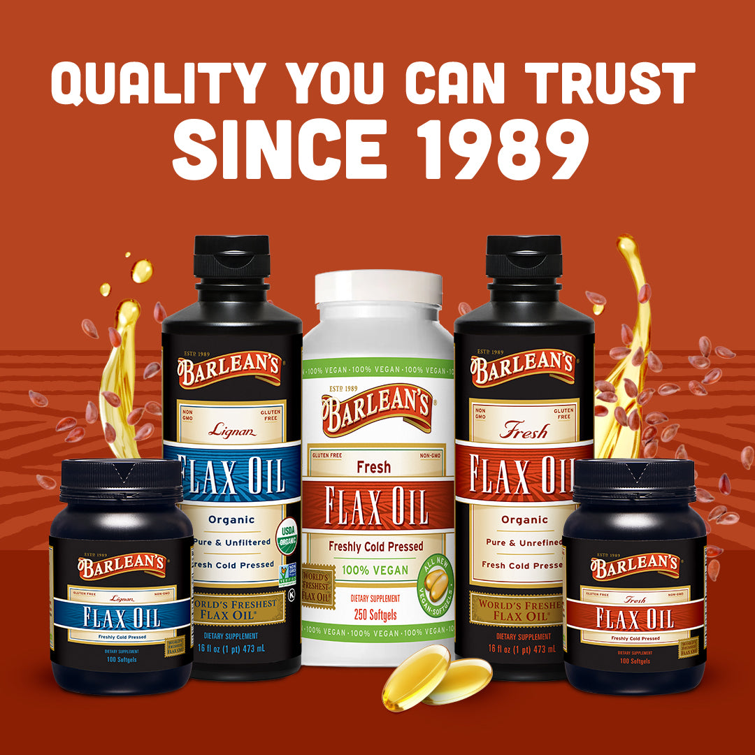 Fresh Flax Oil Vegan Omega-3 Softgels