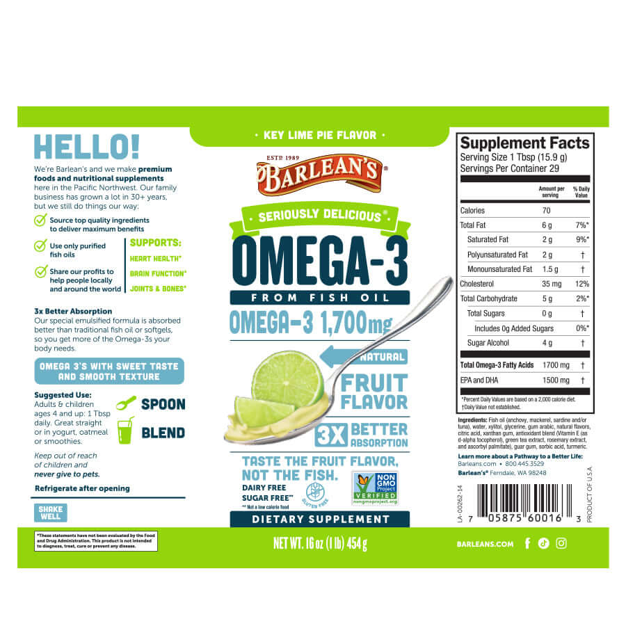 Key Lime Pie Fish Oil