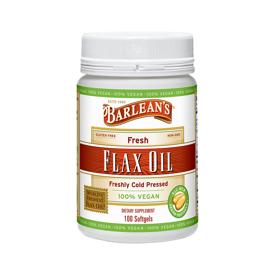 
                                
                                    Fresh Flax Oil Vegan Softgels
                                
                            
