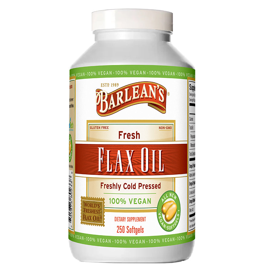 Fresh Flax Oil Vegan Omega-3 Softgels