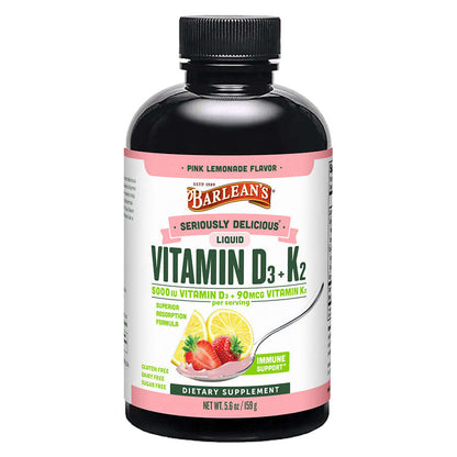 Vitamin D3 + K2 Liquid Drops | Bone & Heart Health