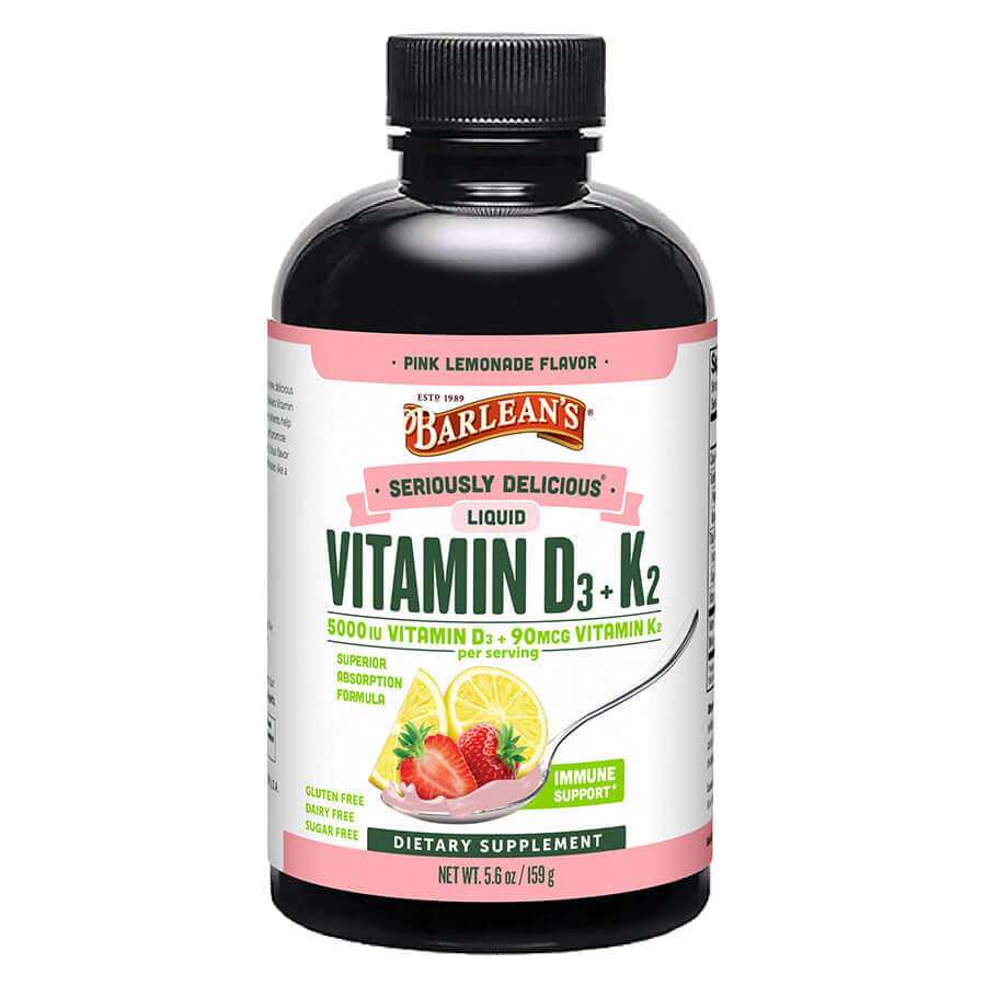 Vitamin D3 + K2 Liquid Drops | Bone & Heart Health