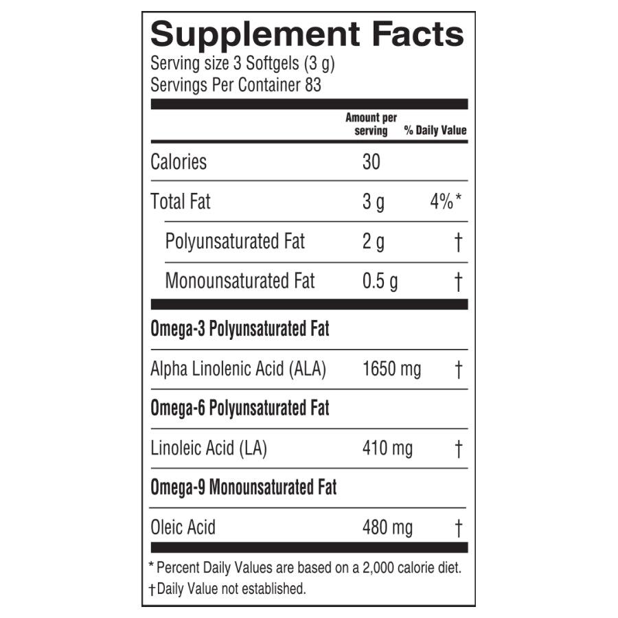 
                                
                                    Fresh Flax Oil Softgels
                                
                            