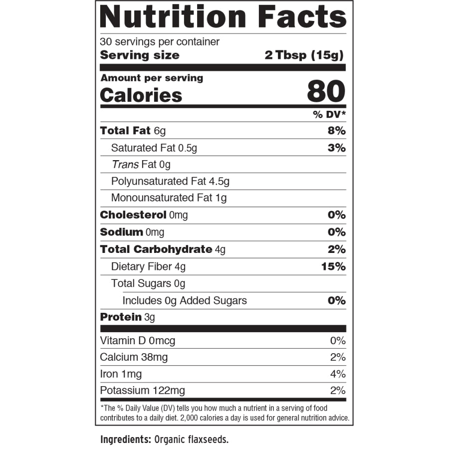 
                                
                                    Organic Forti-Flax™ Flaxseed
                                
                            