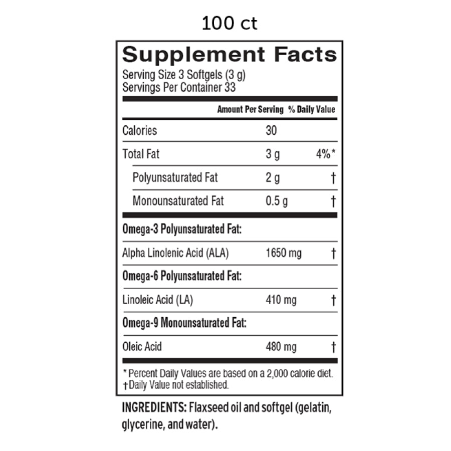 
                                
                                    Fresh Flax Oil Softgels
                                
                            