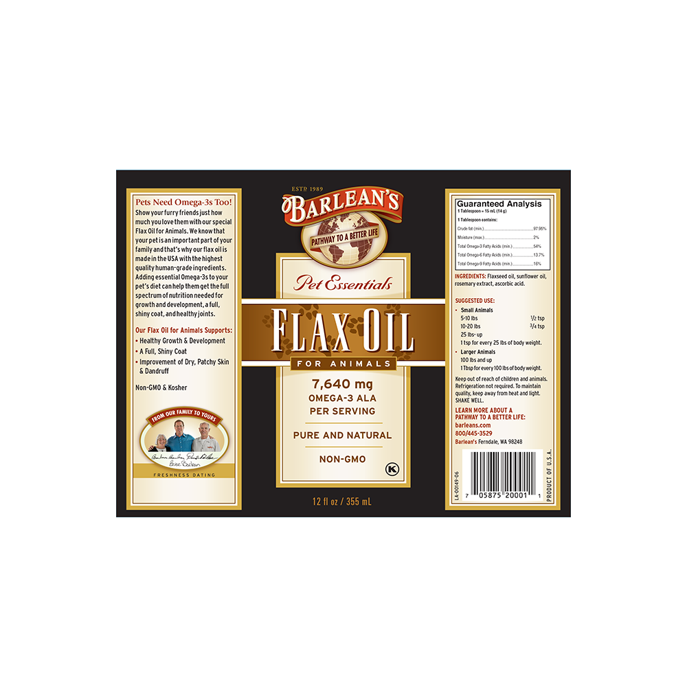 Flax Oil For Animals