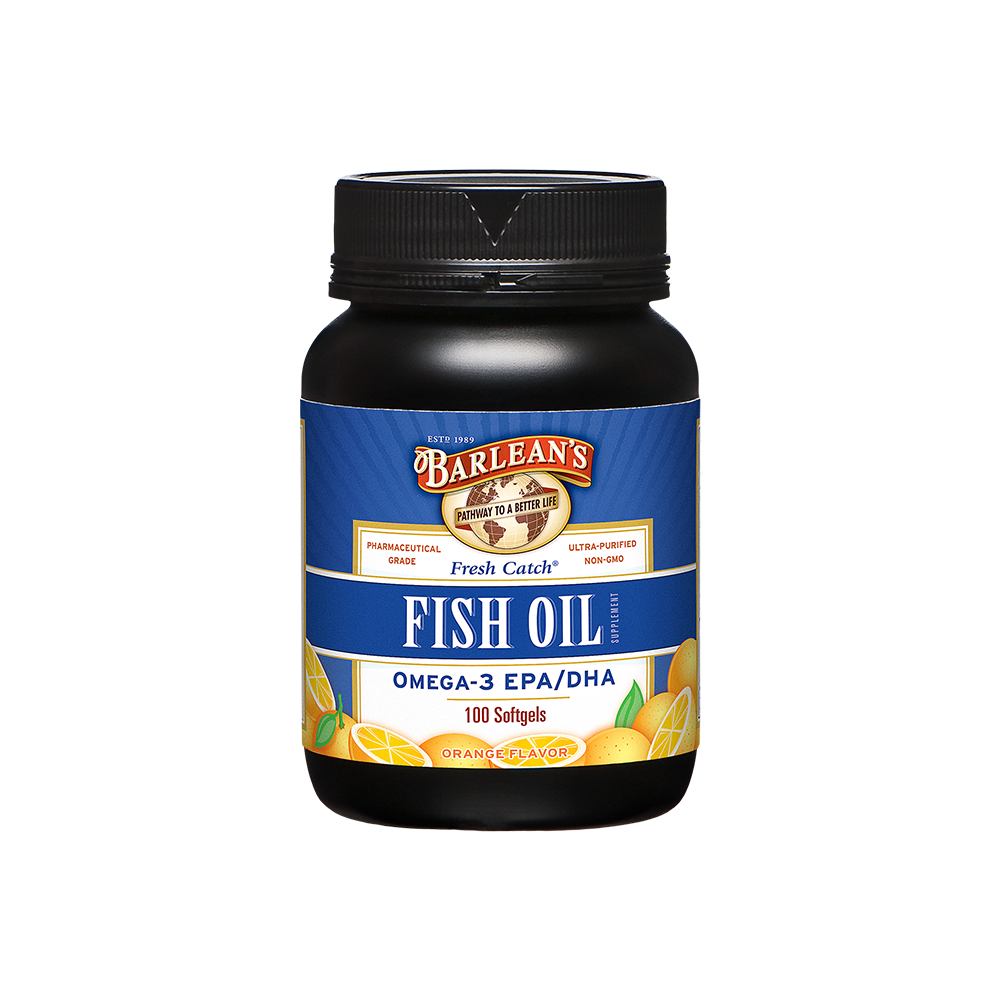 Fresh Catch® Fish Oil Softgels  - Orange Flavor