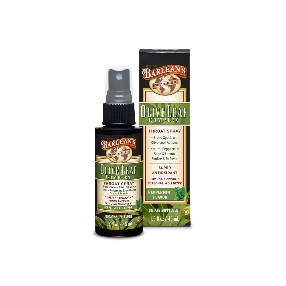 Olive Leaf Complex Throat Spray - Peppermint