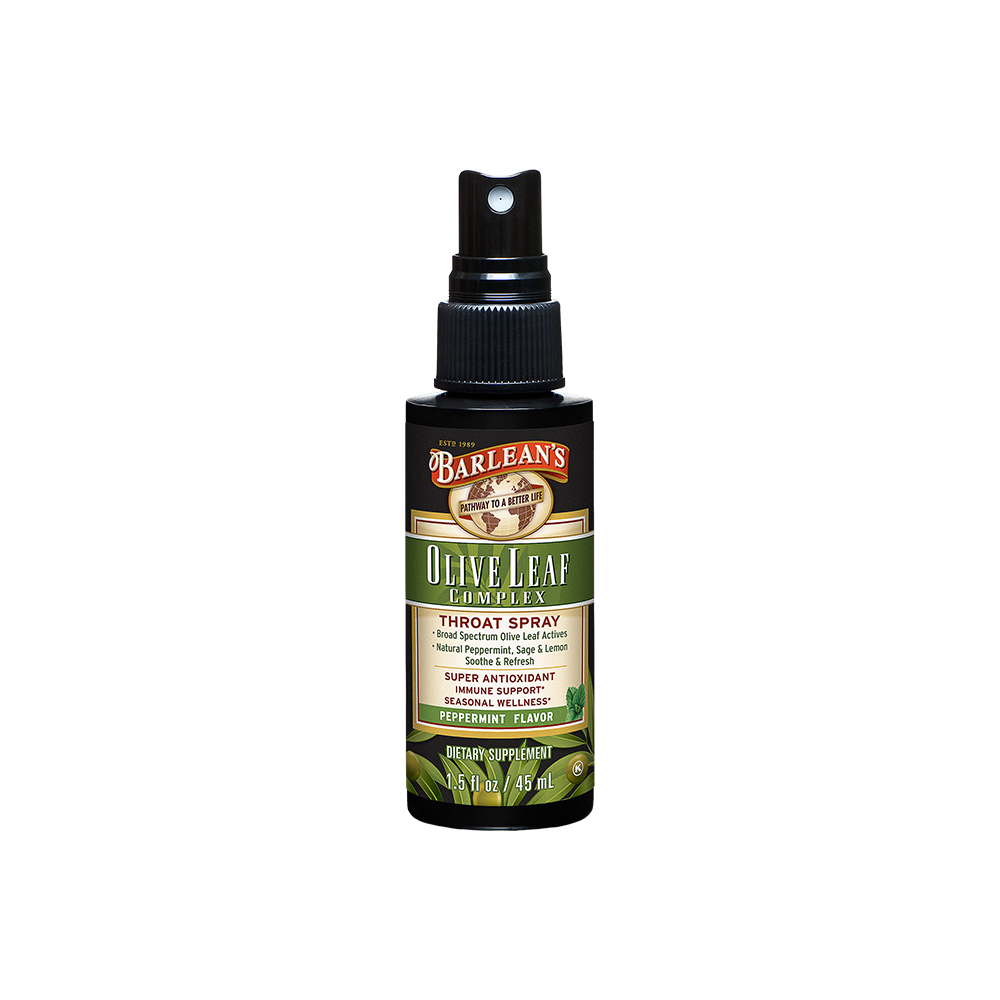 Olive Leaf Complex Throat Spray - Peppermint