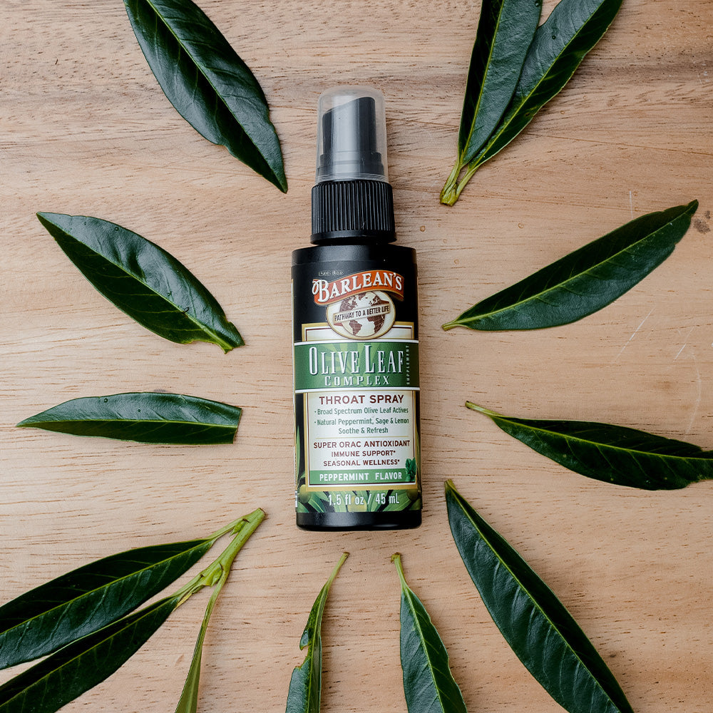 
                                
                                    Olive Leaf Complex Throat Spray - Peppermint
                                
                            