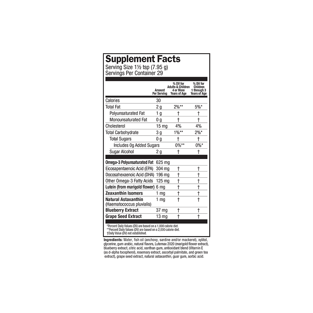 Hooty Fruity Tangerine Fish Oil + Eye Nutrition