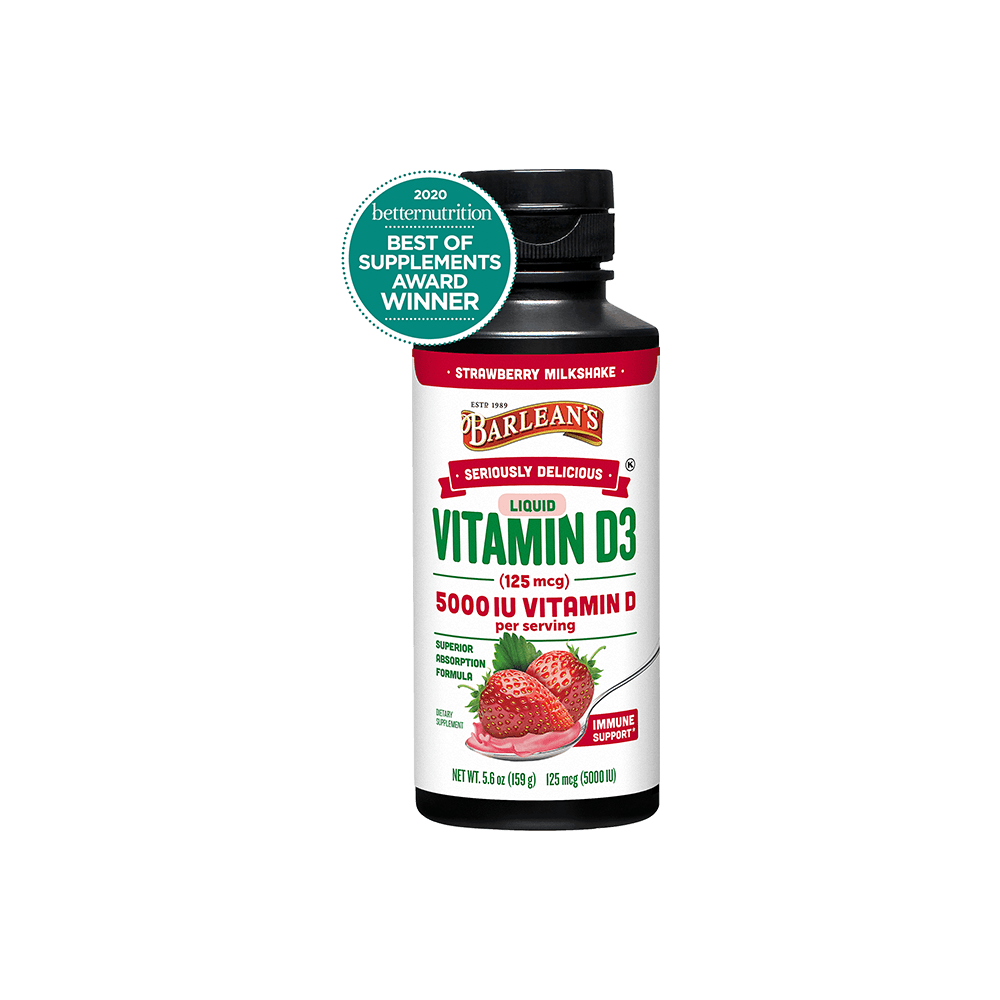 Kid-friendly vitamin D3 supplement for immune support