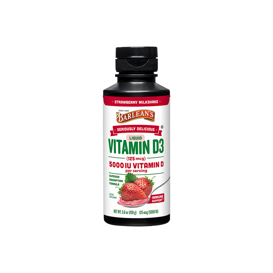 Vitamin D3 Strawberry Milkshake
