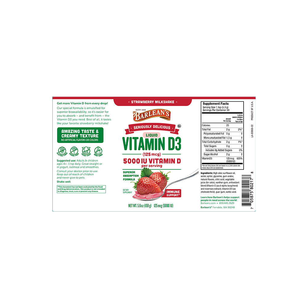 
                                
                                    Strawberry Milkshake Vitamin D3
                                
                            